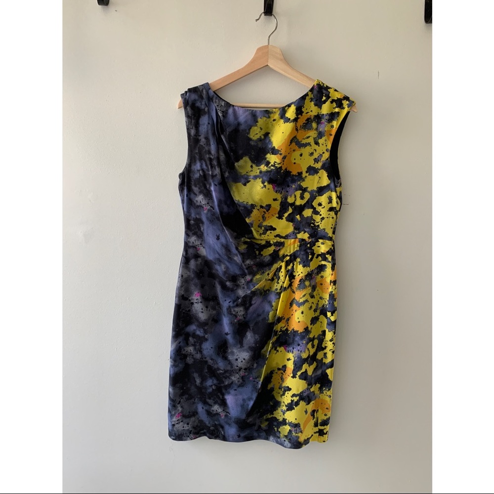 Suzi Chin for Maggy Boutique Watercolor Dress Sz 6